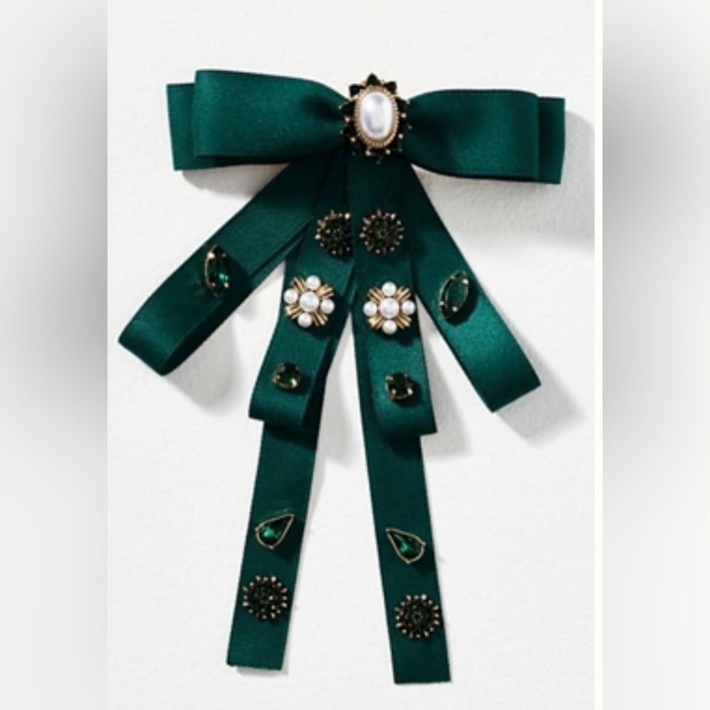 Embellished Bow Barrette